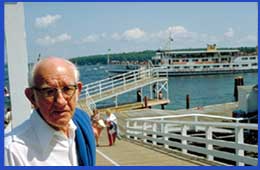 Byron Hedblom with the Mount Washington